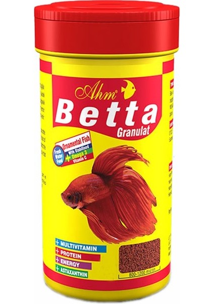 Betta Granul Balık Yemi 100 ml