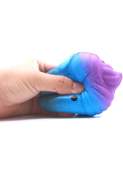 Hd Marketim Sevimli Yavaş Yükselen Squishy Galaxy Diş Rahatlatıcı Oyuncak Çanta Süsü Anahtarlık