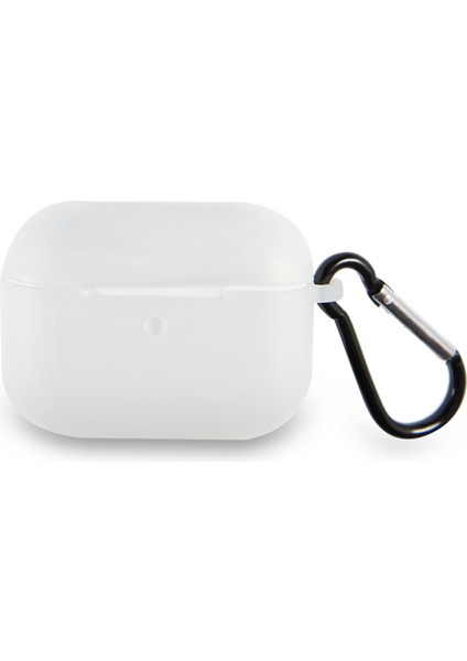 Apple Airpods Pro Renkli ve Askılı Silikon Kılıf - Şeffaf