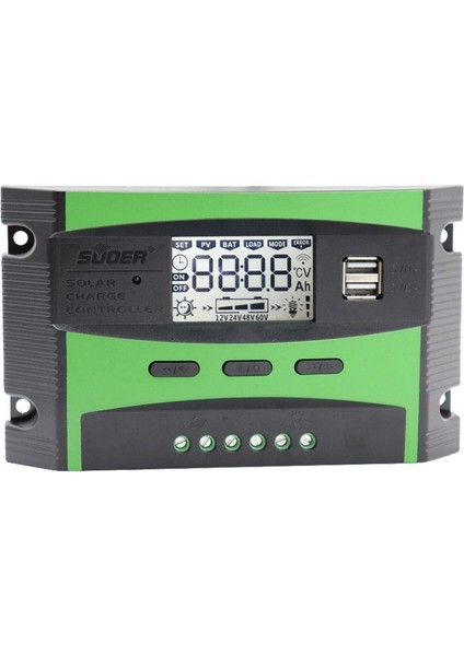 ST-C1220 12-24 Volt 20 Amper Akü Şarj Cihazı (2 USB Girişli 5V-2.1A)
