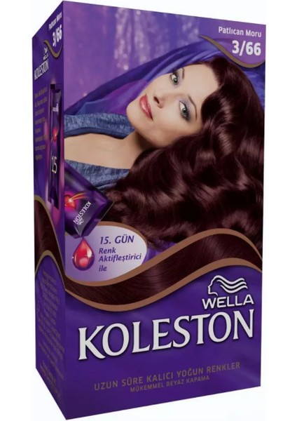 Koleston Kit 3.66 Patlıcan Moru Saç Boyası