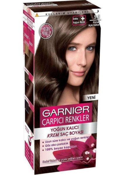 Çarpıcı Renkler 5.0 - Parlak Açık Kahve Saç Boyası