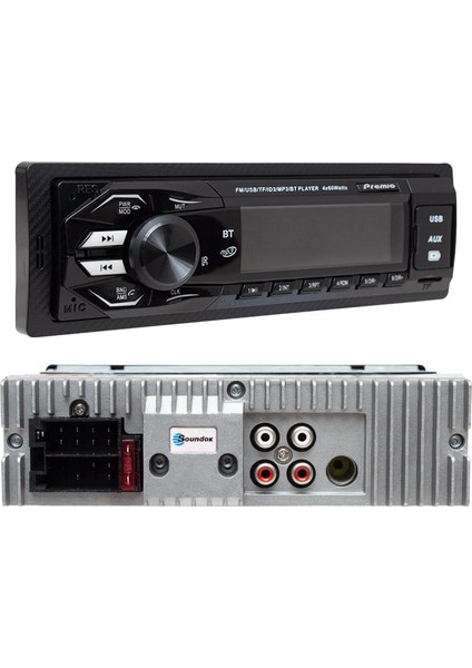 AVH-6220 Usb/sd/fm/aux Bluetooth'lu Iso Soketli Mekaniksiz 4 x 60 Watt Oto Teyp