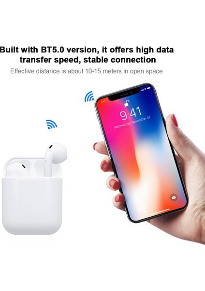 I12 Tws Bluetooth Kulaklık Tws Kulaklık (Yurt Dışından)