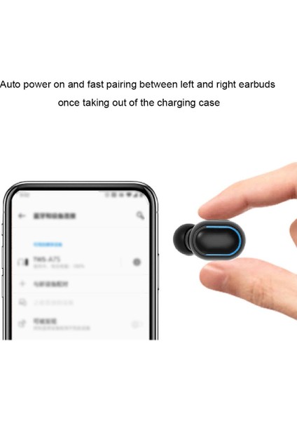 E7S Tws Bluetooth 5.0 Gerçek Kablosuz Kulaklıklar Mini Su Geçirmez (Yurt Dışından)