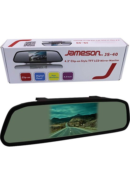 Js-40 Tft 4 Inç Aynalı Monitör
