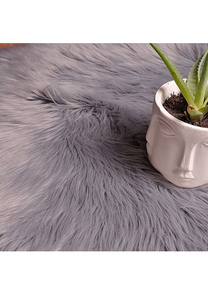 Soft Peluş Kuzu Postu Gri modelleri