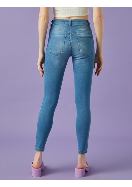 Kate Jean - Normal Bel Dar Kesim Dar Paça Pantolon fırsatları