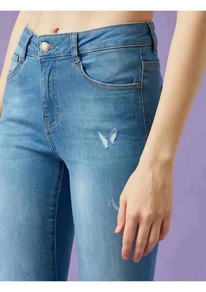 Kate Jean - Normal Bel Dar Kesim Dar Paça Pantolon indirimleri