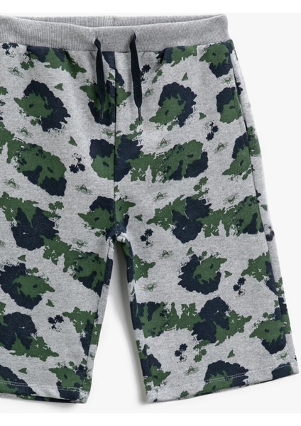 Kids Desenli Şort Beli Bağlamalı modelleri