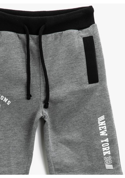 Erkek Çocuk Baskılı Şort Belden Bağlamalı modelleri