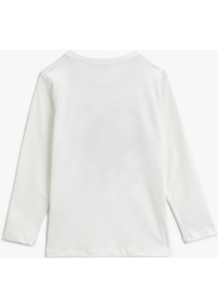 Kids Baskılı T-Shirt Uzun Kollu Pamuklu fiyatları