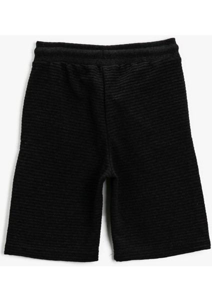 Erkek Çocuk Yazili Sort Belden Baglamali Pamuklu fiyatları