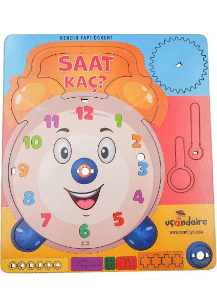Saat Kaç? Ahşap Oyuncak 11 Parça modelleri