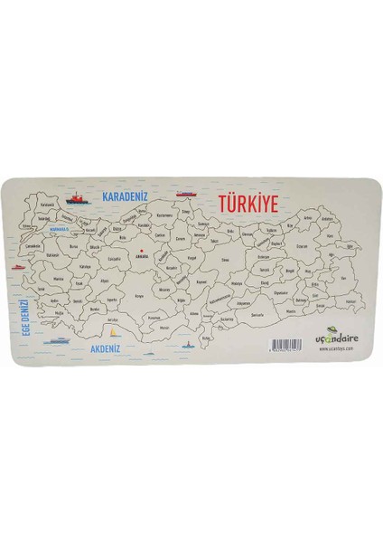 Türkiye Haritası Ahşap Puzzle fiyatları