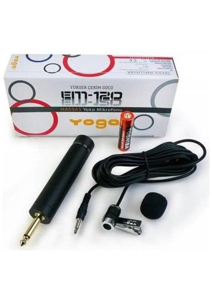 Kablolu Yaka Cami Mikrofonu Yoga Em - 120