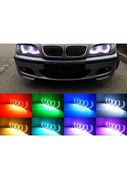 Bmw E39 Multi Color 16 Renk Angel Eyes Halka Seti 4 Adet