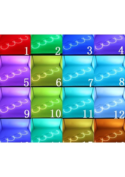 Bmw E39 Multi Color 16 Renk Angel Eyes Halka Seti 4 Adet fiyatları