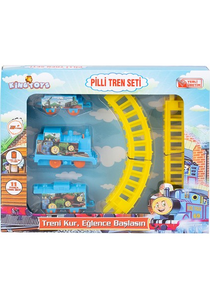 Kingtoys Oyuncak Pilli Tren Seti KT1069