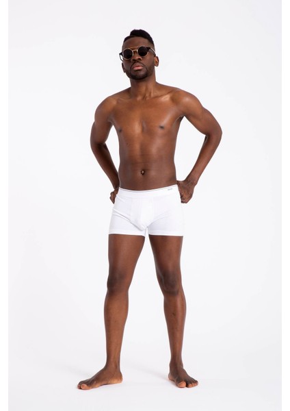Erkek Pamuklu Şort Boxer 3lü Paket Blackspade 9670
