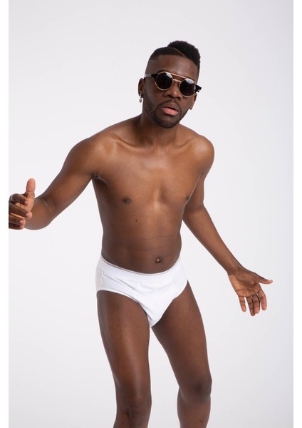 Erkek Pamuklu Slip Külot 3lü Blackspade 9672