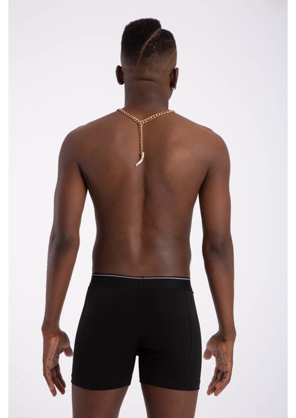 Tender Cotton 3'lü Siyah Boxer 9673 - 967 fırsatları