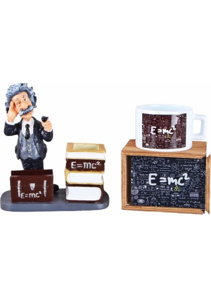 Einstein Kalemlik Einstein Kutulu Kupa Hediye Seti