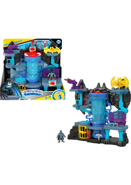 Dc Super Friends Bat-Tech Batcave Oyun Seti, Işıklı ve Sesli, 3-8 Yaş Arası Çocuklar Için Uygundur GYV24