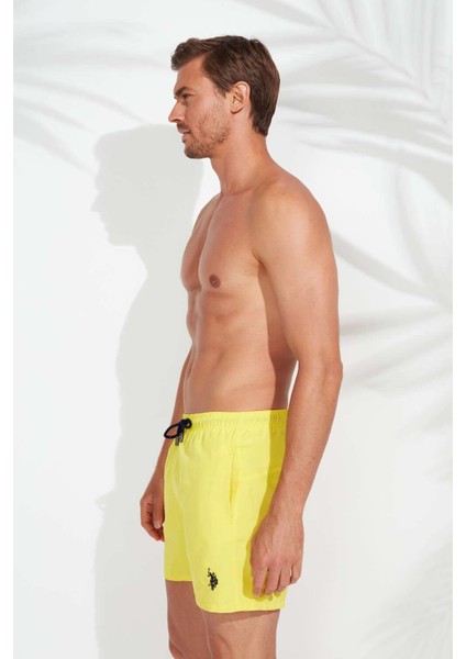 Erkek Sarı Orta Boy Deniz Şortu fiyatları