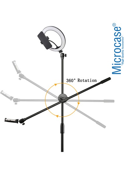 26 cm LED Halka Işıklı Ürün Çekim Tripodu Bluetooth Kumandalı - AL2662