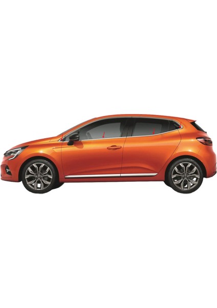 Renault Clio 5 Krom Cam Çıtası 8 Parça Paslanmaz Çelik 2019 ve Sonrası fiyatları