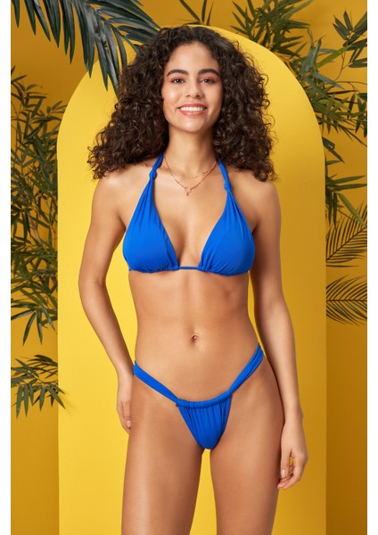 Sürgülü Brazilian Bikini Tek Alt 219203 Sax