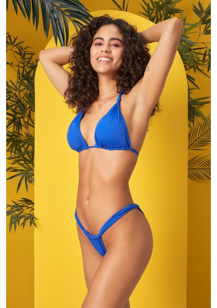 Sürgülü Brazilian Bikini Tek Alt 219203 Sax