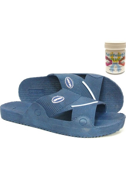 Gzr Erkek Plaj Ev Banyo Deniz Havuz Günlük Terlik 50ML Nane Ferahlığı Topuk Çatlağı ve Nasır Giderici Krem