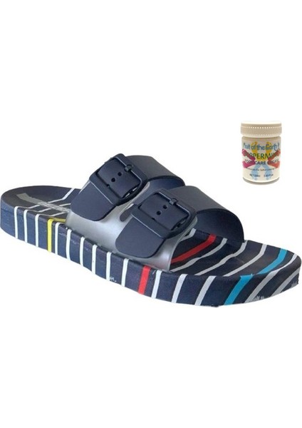 Gzr Erkek Plaj Ev Banyo Deniz Havuz Günlük Terlik 50ML Nane Ferahlığı Topuk Çatlağı ve Nasır Giderici Krem