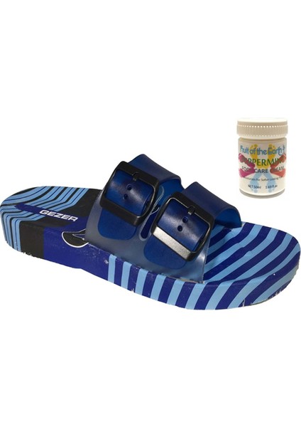 Gzr Erkek Plaj Ev Banyo Deniz Havuz Günlük Terlik 50ML Nane Ferahlığı Topuk Çatlağı ve Nasır Giderici Krem