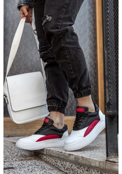 CH115 Bt Erkek Ayakkabı Beyaz/kırmızı/siyah modelleri