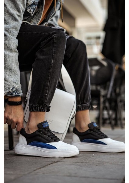 CH115 Bt Erkek Ayakkabı Beyaz/sax Mavi/siyah