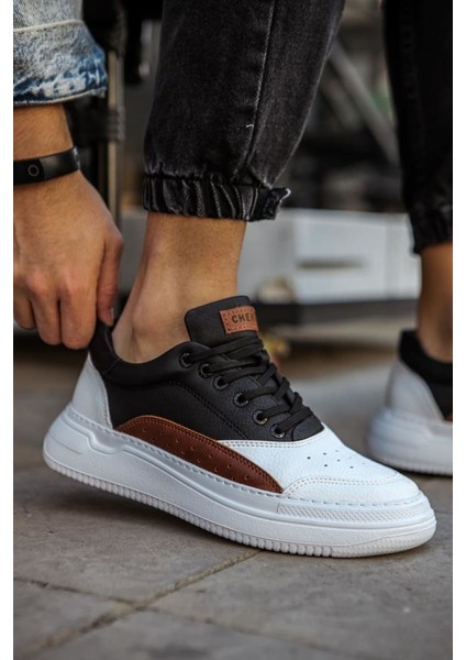 CH115 Bt Erkek Ayakkabı Beyaz/taba/siyah modelleri