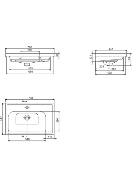 Seramik Cerastyle Frame 70CM Etajerli Lavabo indirimleri