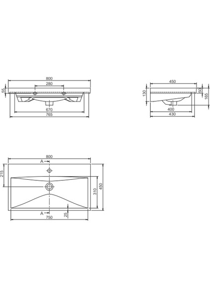 Seramik Cerastyle Elite 80CM Etajerli Lavabo indirimleri