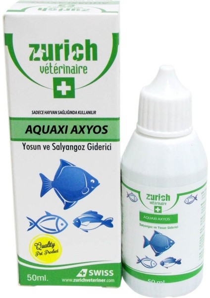 zurich veterinaire Zurich Akvaryum Yosun ve Salyangoz Giderici 50ML