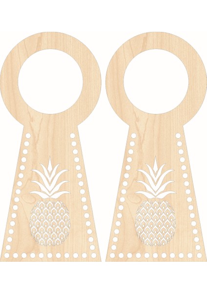 Ahşap Çanta Seti Figür 7 - 50' Li Paket