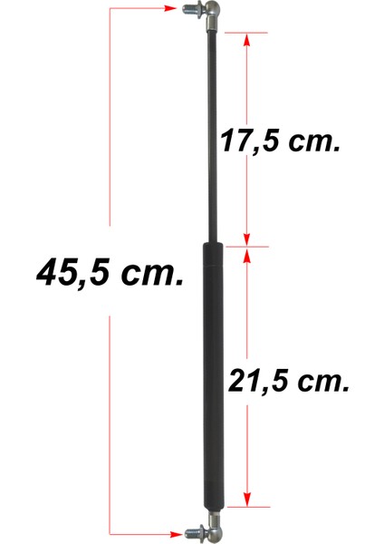 Binbir Trend 47809074 Traktör Tt4 Arka Traktör Cam Amortisörü 45,5 cm (100N)