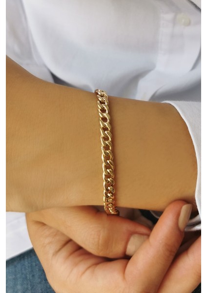 Gurmet Taşsız Unisex Altın Bileklik modelleri