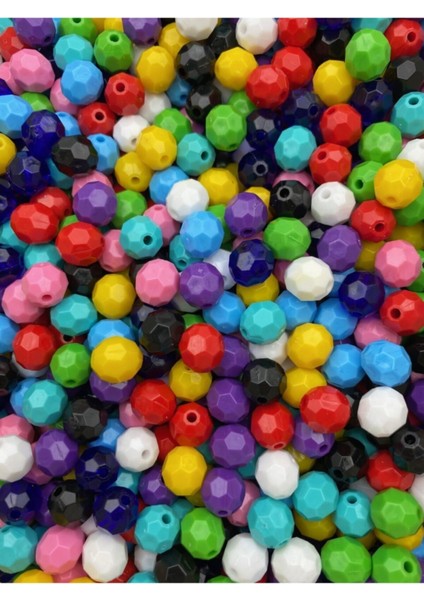 12MM Karışık Renkli Plastik Petek Model Boncuk (50GR,~60 Adet) modelleri