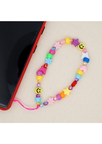 Karışık Renkli Plastik Yassı Badem Model Boncuk, Takı,aksesuar Boncuğu ( (50GR,~60 Adet) indirimleri