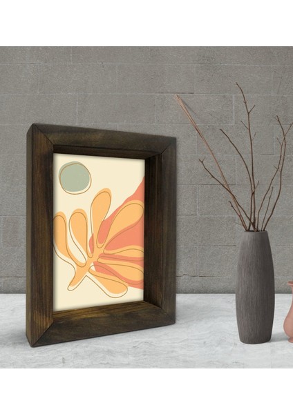 Gift Dekoratif Doğal Masif Ahşap Çerçeve 15X20CM-69
