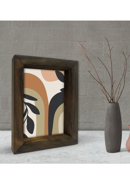 Gift Dekoratif Doğal Masif Ahşap Çerçeve 15X20CM-70