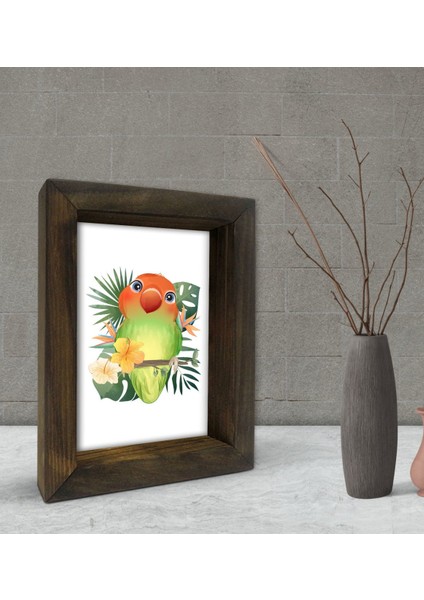 Gift Dekoratif Doğal Masif Ahşap Çerçeve 15X20CM-61